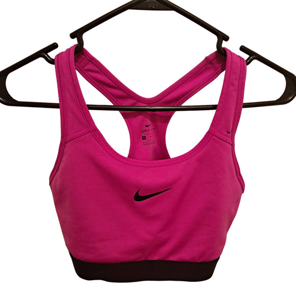 Nike Other - Nike Hot Pink Dri-Fit Razor Back Workout Crop Top Size M